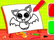 Play Easy Kids Coloring Bat On FOG.COM