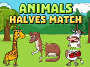 Play Animals Halves Match on FOG.COM